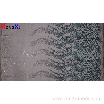 Hot Selling Glitter Fabric lace patch fabric